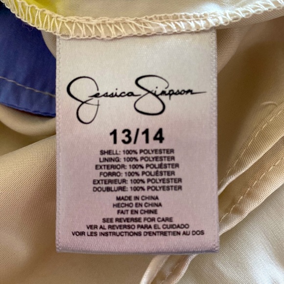💙💛🤍JESSICA SIMPSON 💙💛🤍Double layered ombré skirt in size 13/14. - Picture 11 of 12